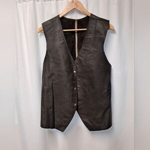 Vintage Leather Riding Vest